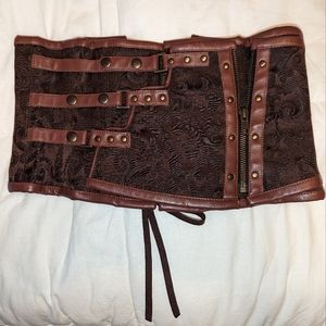 Steampunk waist corset